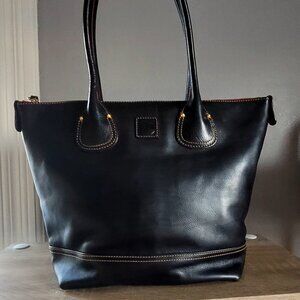 Dooney and Bourke Navy Florentine Tulip Shopper